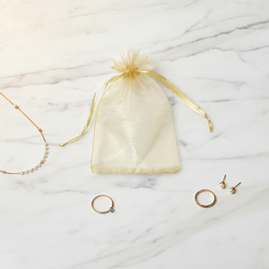 Magnifique pochette en <span class=keywords><strong>organza</strong></span> de luxe avec logo personnalisé, sac en <span class=keywords><strong>organza</strong></span> coloré réutilisable avec cordon de serrage pour cadeaux, bijoux et parfums - Product Image 2