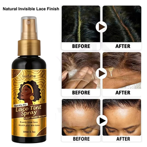 Spray Tinte para Encaje de Etiqueta Privada Personalizada, Espuma Moldeadora para Cabello de 4 Colores, Mousse para Extensiones de Peluca Rizada, Tinte Permanente de Secado Rápido - Product Image 5