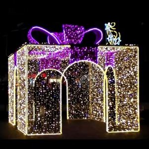 Mode Luxueux 3D LED Décoration De Noël Motif Lumières Géant Cadeau De Noël Lumières - Product Image 5