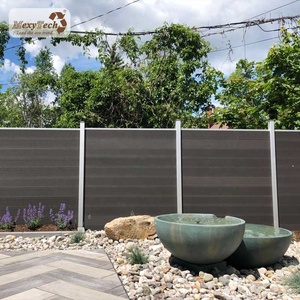 Clôture en bois composite Mecofence, installation facile, qualité supérieure, clôture de jardin, clôture en bois composite - Product Image 3