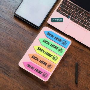 Marcadores de Página Adhesivos Fluorescentes de Alta Calidad al por Mayor, Diseño Creativo, Se Aceptan Personalizaciones, Notas Adhesivas - Product Image 1