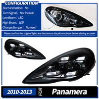Feux avant Veidt pour Porsche Panamera 2010-2013, modification de l'assemblage des phares, feux de jour, lentilles de phares, phares LED