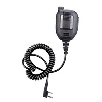 Microphone omnidirectionnel Retevis HK008 K1 avec prise 2 broches, haut-parleur actif, bouton de volume réglable, batterie amovible 890 mAh, filaire