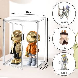 DAYOOH Étagère de présentation transparente pour figurines d'anime, boîte de présentation de figurines en acrylique empilable, pliable et anti-poussière - Product Image 2
