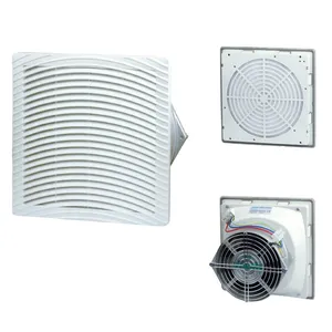 CE Approved Exhaust Fan Filter 325*325mm Rittal Fan Filter 230V/115V 360-699m3/h Cabinet Filter Fan