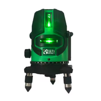 Outil de nivellement rotatif Rechargeable professionnel à 5 lignes niveau Laser mural à lumière verte pour les projets industriels et de bricolage en vente