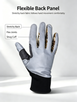 Gants de cyclisme, randonnée, escalade et gym HAIYI, nouveaux, respirants, en nylon, protection UV complète, antidérapants, camouflage, ajustables au poignet.