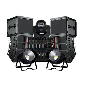 Système d'éclairage et de sonorisation de scène CLK complet avec rack pour scène professionnelle, salle multifonctionnelle, salle de conférence, sonorisation publique - Product Image 1