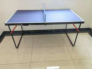 <span class=keywords><strong>Table</strong></span> <span class=keywords><strong>de</strong></span> <span class=keywords><strong>ping</strong></span>-<span class=keywords><strong>pong</strong></span> portable pliable <span class=keywords><strong>mini</strong></span> avec structure en MDF et acier, écologique pour une utilisation en intérieur/extérieur IUNNDS - Product Image 4