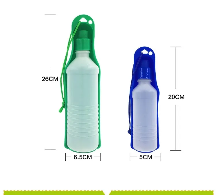 500ML pet drinker bottle pet out automatic water feeder dog water dispenser dog kettle hot style