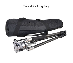 Portable robuste grand <span class=keywords><strong>stativ</strong></span> voyage caméra support en fibre de carbone trépied avec tête fluide caméra trépied support professionnel - Product Image 6