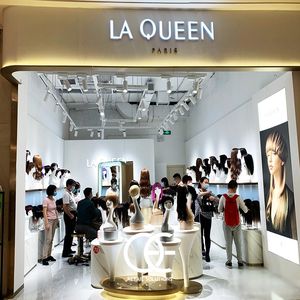 Vente flash : Design de magasin de coiffure, présentoir de salon de coiffure, design d'intérieur 3D, décoration de magasin de perruques, comptoir de présentation - Product Image 2