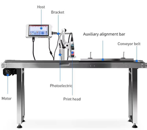 लालमोटेक 12.7/25.4 मिमी तेज सूखी स्याही कारतूस तारीख लॉग ग्लास प्लास्टिक समाप्ति तिथि सीरियल नंबर बैच कोड इंकजेट कोडिंग मशीन - Product Image 2