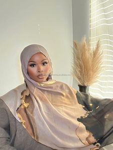 Neuestes Design Gedruckter Modal schal Atmungsaktiver Bambus gewebter Modal schal Hijab Muslim Women Shawl - Product Image 6