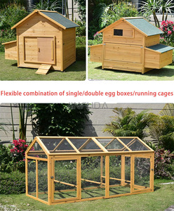 การใช้ชีวิตอย่างยั่งยืนด้วยบ้านไก่ไม้ที่เป็นมิตรกับสิ่งแวดล้อมพร้อมการวิ่ง - Product Image 3