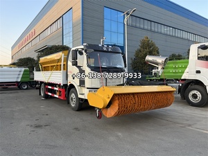 OEM <span class=keywords><strong>4</strong></span>*2 FAW 8cbm เครื่องกระจายเกลือรถบรรทุกกําจัดหิมะที่กําหนดเอง CKD อุปกรณ์กําจัดหิมะ SKD 6/8/9/10cubicSnow Plow เครื่องกวาด - Product Image 3