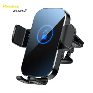 good price smart sensing wireless fast charging stand car charger mobile phone holder