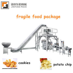 เครื่องบรรจุภัณฑ์ขนมขบเคี้ยวแบบห่อหุ้ม <span class=keywords><strong>JINTIAN</strong></span> 10/14 รุ่น Head Weigher สำหรับปลาแผ่น ปลาเกลียว และคอร์นูเลต - Product Image 1