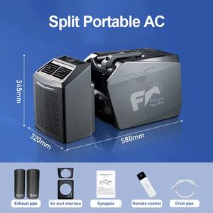 Mini tente portable 6 000BTU pour l'extérieur, petit climatiseur de <span class=keywords><strong>camping</strong></span> rechargeable pour l'extérieur et les voitures - Product Image 1