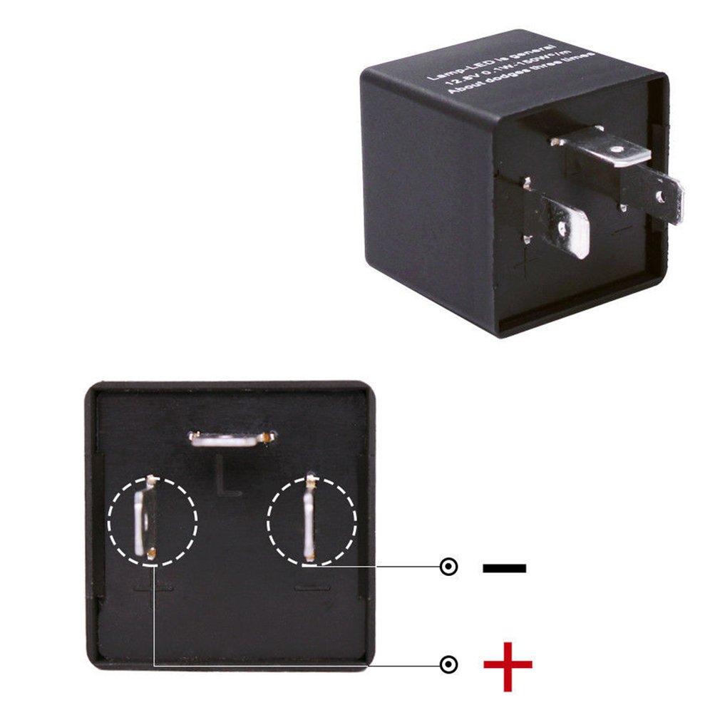 3pins Auto Motorcycle LED Flasher Relay 12V Universal Electronic