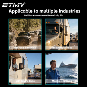Radio mobile numérique DMR GPS pour véhicule Etmy ET-M90D, petit transmetteur-récepteur numérique <span class=keywords><strong>SFR</strong></span> pour la logistique des transports - Product Image 5