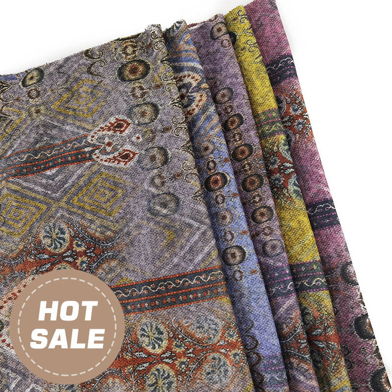 TR angora hacci melange paper print stretch fabric tela spandex INDIA muslim design