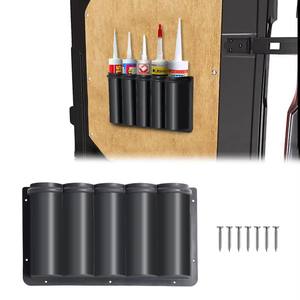 Support <span class=keywords><strong>de</strong></span> 5 tubes en silicone pour mastic, mastic silicone, adhésif, boîte <span class=keywords><strong>de</strong></span> rangement pour aérosols <span class=keywords><strong>de</strong></span> <span class=keywords><strong>porte</strong></span> <span class=keywords><strong>de</strong></span> camping-car, accessoires pour fourgon, atelier, <span class=keywords><strong>garage</strong></span>, voiture - Product Image 5