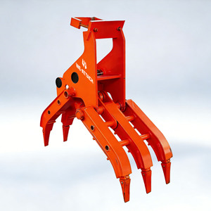 We-Attach WGM10 Maßgefertigter Bagger-Handgreifer, Hochwertig für Holz und Forstarbeiten - Product Image 2