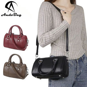 AndoBag Fashion Retro Handbag for Women, Genuine Leather Satchel Purse, Simple Casual <b>Shoulder</b> Crossbody Bags 3123 - Product Image 1