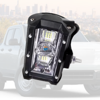 Vente chaude, durable, 4x4, couleur jaune, 12V, 5 pouces, 54W, barre lumineuse de travail LED tout-terrain, phare antibrouillard pour camion, VTT