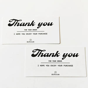 Tarjetas de Presentación de Lujo con Logotipo Personalizado, Impresión Offset en Papel, Tarjetas de Agradecimiento y Postales para Bolsas y Prendas, Diseño Gratuito - Product Image 1