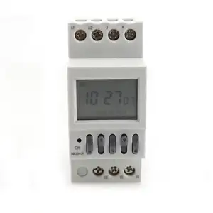 NKG-2 1S one second adjust digital timer switch Timer DIN RAIL 1s-198h 16Groups Cycle Street Lamp Controller
