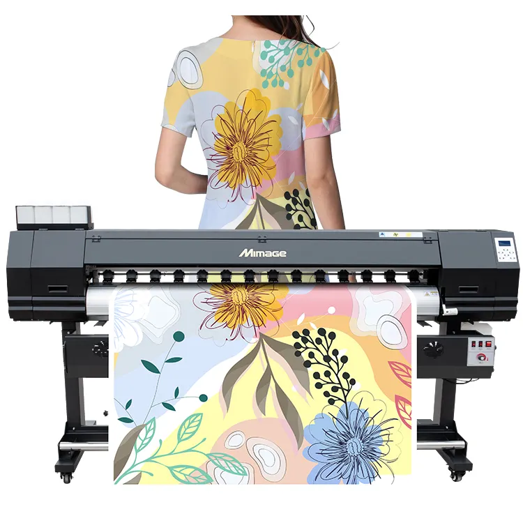 Mimage Fast Speed 1.8m/6ft XP600/i3200 head dye sublimation textile tissu jet d'encre prix de la machine d'impression