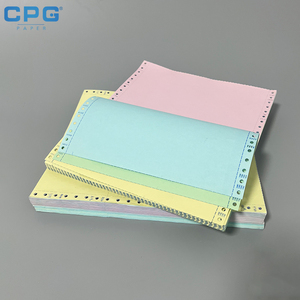 กระดาษคาร์บอนเลส 3 ชั้น คุณภาพสูง 55 แกรม ความขาวสูง กระดาษ NCR สำหรับสมุดใบแจ้งหนี้ แบบฟอร์มธุรกิจ - Product Image 1