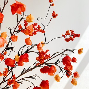 Fleurs artificielles de Physalis Qingyu Chronicle pour la décoration intérieure, les mariages, les fêtes et la mise en scène sur le bureau - Product Image 4