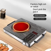 Cuisinière à induction portable 3,5 kW pour la maison, plaque de cuisson électrique, boîtier en acier inoxydable, alimentation par batterie, contrôlée par application