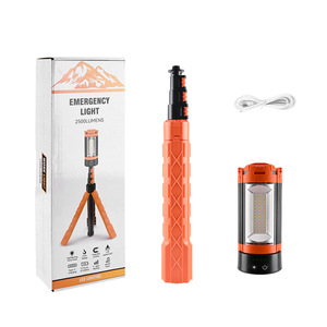 <b>Camping</b> <b>Lantern</b> 25W <b>LED</b> Rechargeable Battery Outdoor Portable Folding Tripod Stand Light For <b>Camping</b> - Product Image 2