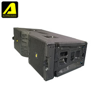 ACTPRO AUDIO VTX V25 Enceinte de scène professionnelle double 15 pouces, système de sonorisation en ligne à trois voies, réponse en fréquence 50Hz-18kHz, 132dB MAX