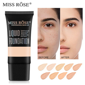 Base de Maquillaje MISS ROSE de 9 Colores para Cubrir Imperfecciones, Marcas de Acné, Corrector de Maquillaje, Base Líquida - Product Image 4