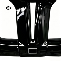 Volant personnalisé en bois noir avec cuir perforé pour BMW E71 X1 E84 E60 E90 E91 E92 E93 E89 F10 F30 - Amélioration de la voiture