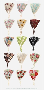 <span class=keywords><strong>Bandane</strong></span> floreali all'uncinetto graziosi capelli Boho triangolo lavorato a maglia margherita fascia Vintage testa fazzoletto <span class=keywords><strong>per</strong></span> ragazze - Product Image 6