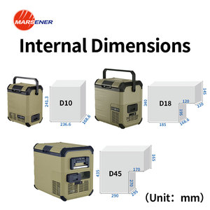 Réfrigérateur-congélateur portable 45L, batterie lithium rechargeable 340Wh, <span class=keywords><strong>panneau</strong></span> <span class=keywords><strong>solaire</strong></span> pliable 6-12h <span class=keywords><strong>pour</strong></span> le camping - Product Image 3