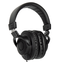 Casque de monitoring studio Audfine DH3000, casque DJ adapté à l'enregistrement, aux consoles de mixage, aux amplificateurs et au podcasting