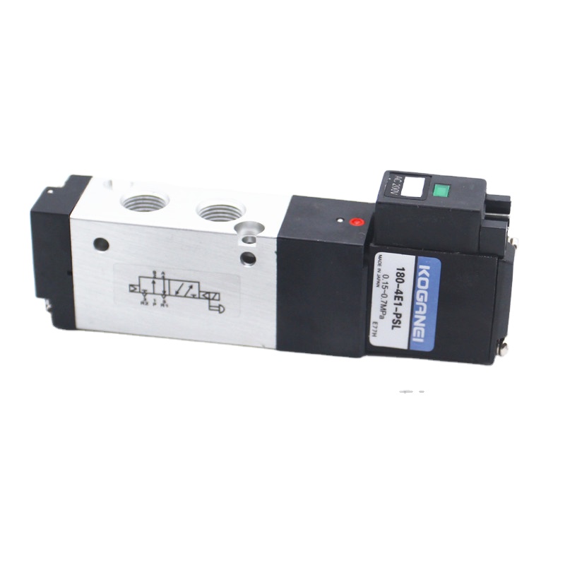 Original Koganei 2-Way Solenoid Valve 180-4E1-PLL, AC/DC 24V