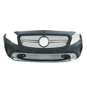 OEM Replacement Parts Front Bumper Complete Kit With Diamond Grill For Mercedes GLA X156