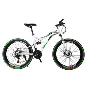 Mountain Bike a Sospensione Completa per Downhill, Bicicletta da Montagna con Sospensione, 27 Pollici, MTB a 21 Velocità - Product Image 2
