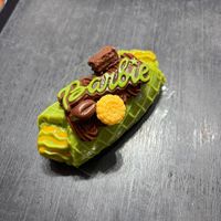 Jouet de décompression musical en silicone de qualité alimentaire en forme de gaufre matcha pour nourrissons, enfants, adolescents et jeunes