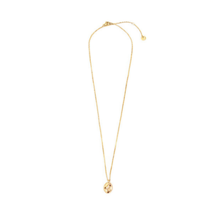 Collana con ciondolo Angelina in acciaio inossidabile placcato oro, catena a serpente minimalista 45488 per donna - Product Image 4