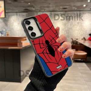 Coque de téléphone portable antichoc en TPU+PC avec impression de dessin animé d'araignée, peinte aux UV, pour A56 A32 A13 A14 155 S26 - Product Image 4