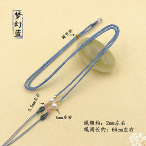 Toptan kolu el yapımı DIY kolye halat el örgülü halat dokuma kordon kolye - Product Image 3